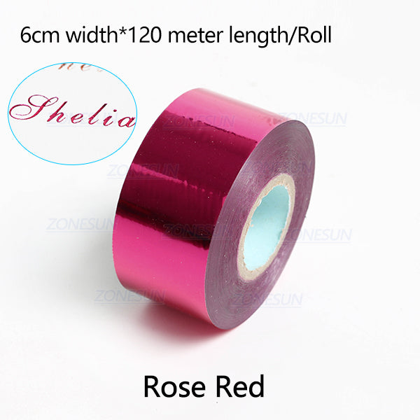 ZONESUN 6cm Hot Foil Paper for Gift Boxes & Packaging Decoration