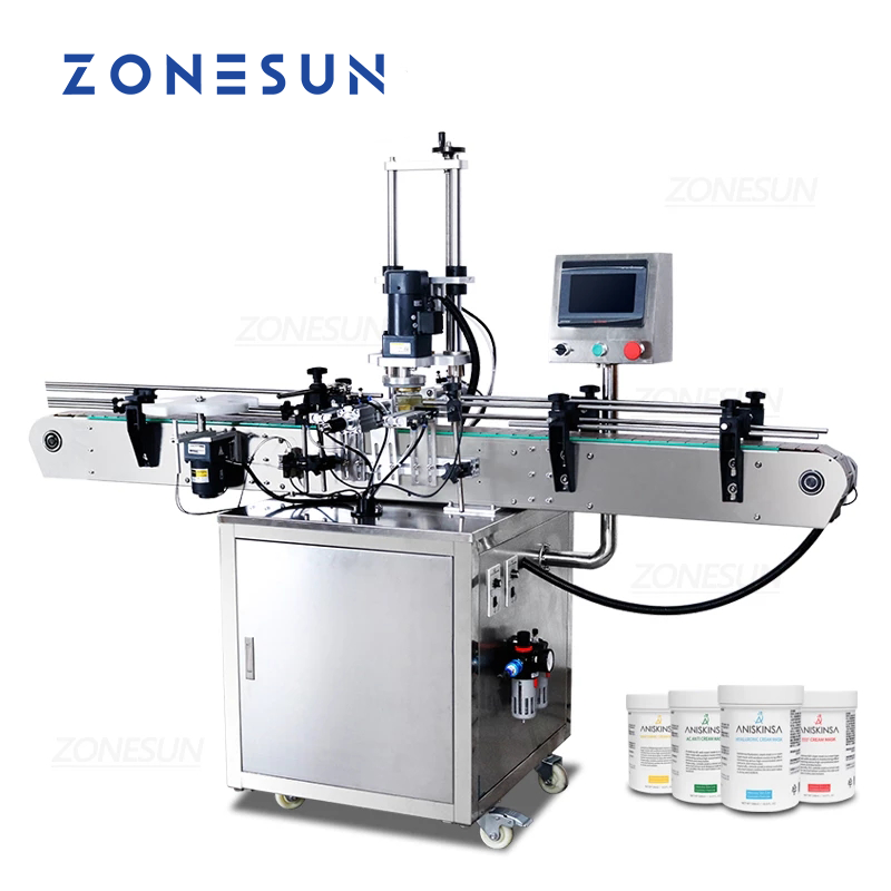 ZONESUN ZS‑XG440D Automatic Bottle Capping Machine for Various Caps