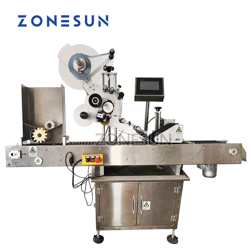 ZONESUN ZS-TB800 High Speed Automatic Small Round Bottle Labeling Machine
