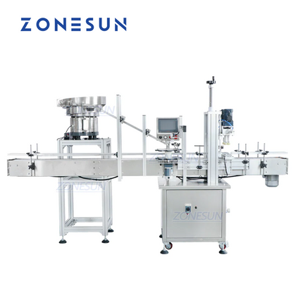 ZONESUN ZS-XG16V Automatic Capping Machine with Vibratory Cap Feeder