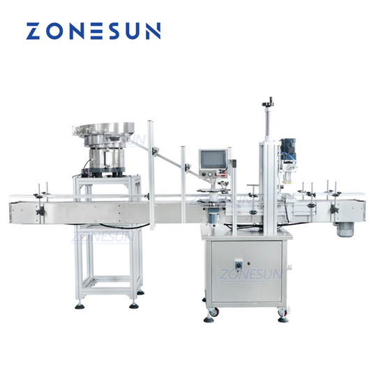 ZONESUN ZS-XG16V Automatic Capping Machine with Vibratory Cap Feeder