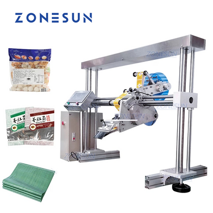 ZONESUN XL‑T853 Automatic Flat Surface Labeler with Date Coder