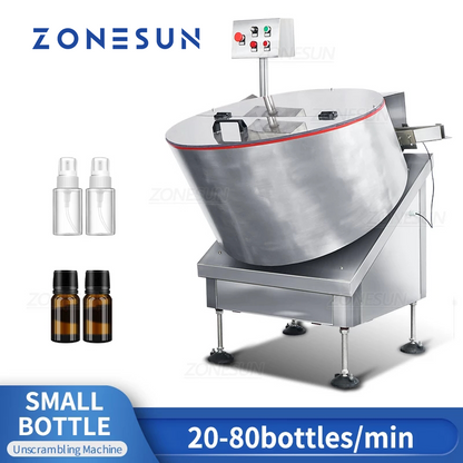 ZONESUN ZS-LP750 Auto Rotary Bottle Unscrambler for Production Lines