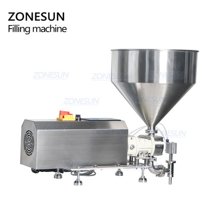 ZONESUN ZS-RPGT900 Rotor Pump Paste Filling Machine for Thick Liquids