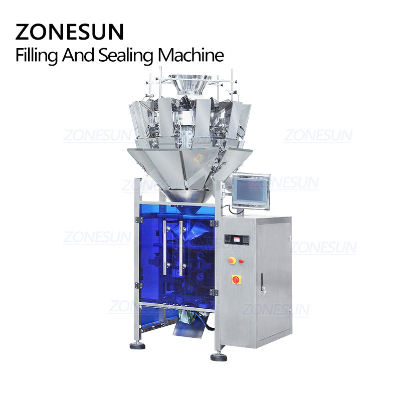 ZONESUN ZS-GFKL420 10 Heads Granule Weighing Filling & Sealing Machine