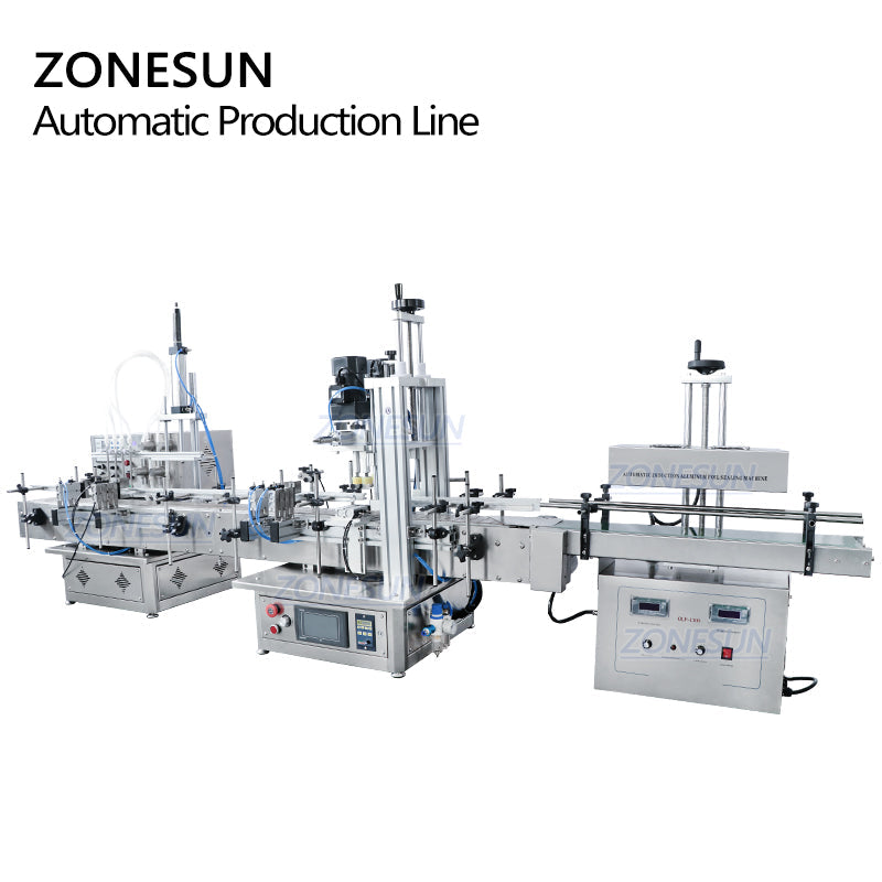 ZONESUN ZS-FAL180S Table Liquid Filling Capping Sealing Machine Line