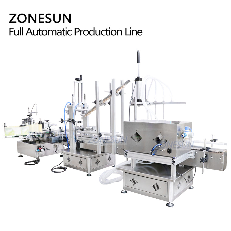ZONESUN ZS-FAL180C Tabletop Magnetic Pump bottleing Line