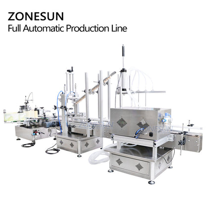 ZONESUN ZS-FAL180C Tabletop Magnetic Pump bottleing Line