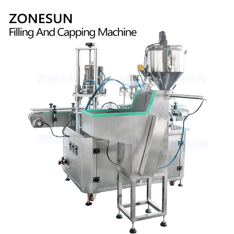 ZONESUN ZS-AFC3 Automatic Vial Filling Capping Machine with Heating