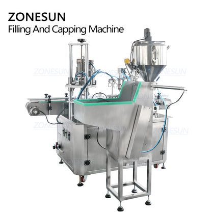 ZONESUN ZS-AFC3 Automatic Vial Filling Capping Machine with Heating