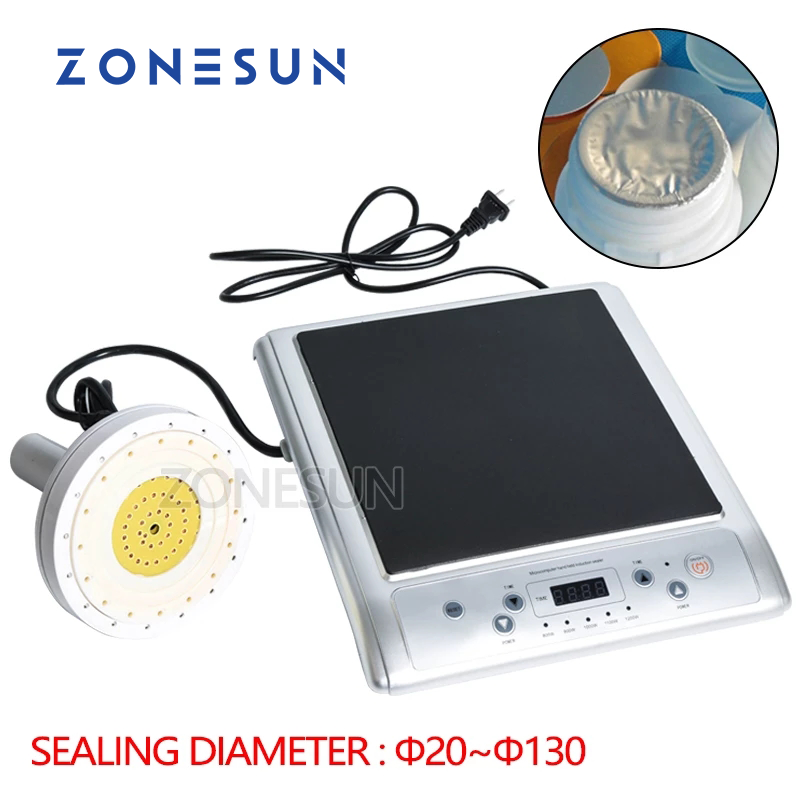 ZONESUN GLF-500L Electromagnetic Induction Aluminum Foil Sealing Machine