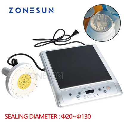 ZONESUN GLF-500L Electromagnetic Induction Aluminum Foil Sealing Machine