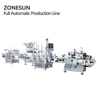 ZONESUN ZS-FAL180C5 Desktop Liquid Filling Capping Labeling Machine