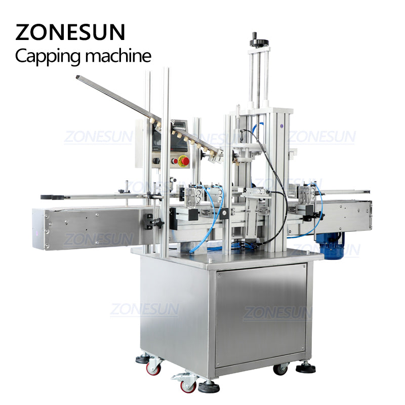 ZONESUN ZS-XG16D1 Auto Wine Bottle Cork Pressing Machine with Feeder