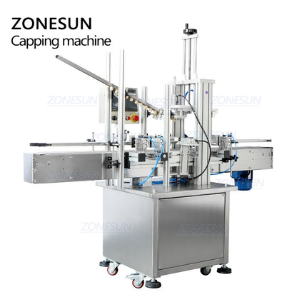 ZONESUN ZS-XG16D1 Auto Wine Bottle Cork Pressing Machine with Feeder