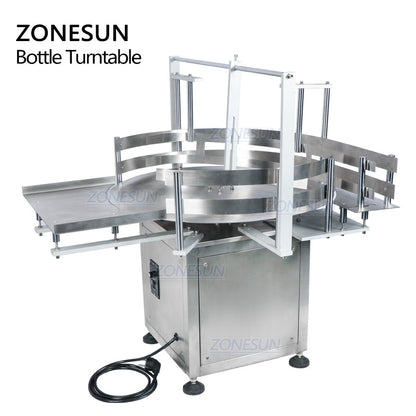ZONESUN ZS-LP600Z Tabletop Rotary Bottle Unscrambler for Filling Lines