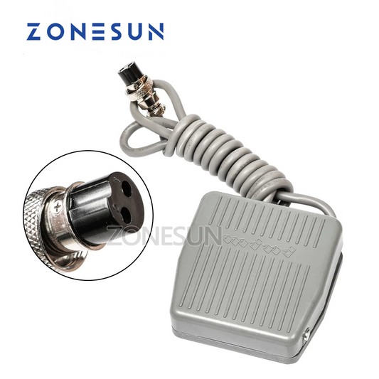 ZONESUN TFS-201 Pedal Switch with Self Reset for Filling Machines