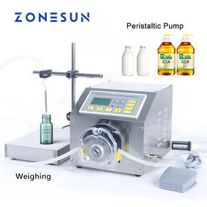 ZONESUN ZS-PP531W Semi-Auto Peristaltic Pump Liquid Filling Machine