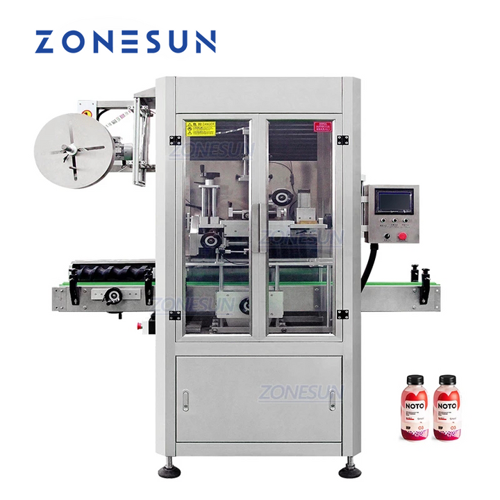 Etichettatrice automatica a manicotto ZONESUN ZS-STB150 per bottiglie