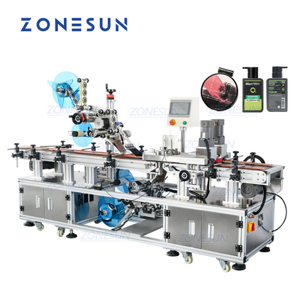 ZONESUN ZS-TB113B Automatic Top & Bottom Flat Surface Labeling Machine