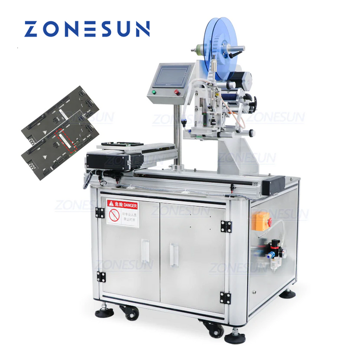 Etichettatrice piana semiautomatica per circuiti stampati ZONESUN ZS-TB452Z
