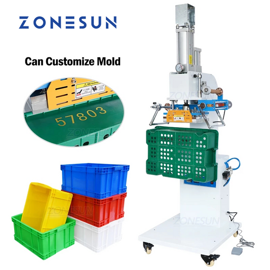 ZONESUN ZS‑819SK Pneumatic Plastic Case & Multi‑Material Stamping Machine