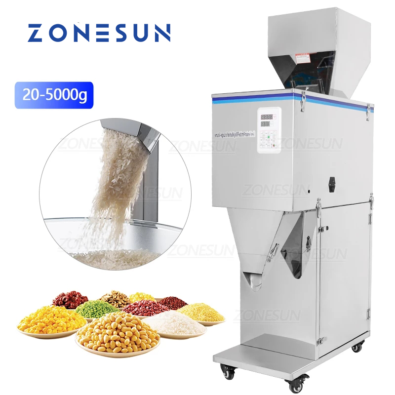 ZONESUN DL‑5000 Semi‑automatic Powder Filling Weighing Machine