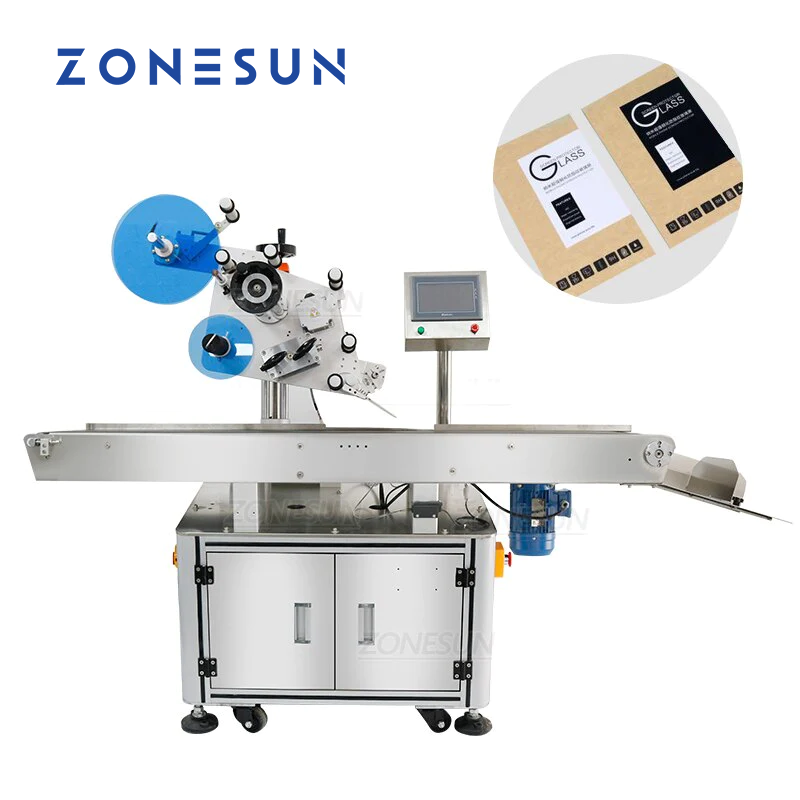 ZONESUN ZS‑TB831 Auto-Flat Surface Labeling Machine with Date Coder