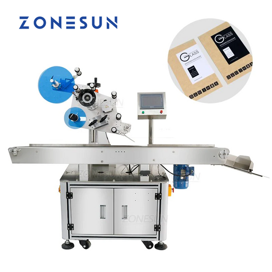 ZONESUN ZS‑TB831 Auto-Flat Surface Labeling Machine with Date Coder
