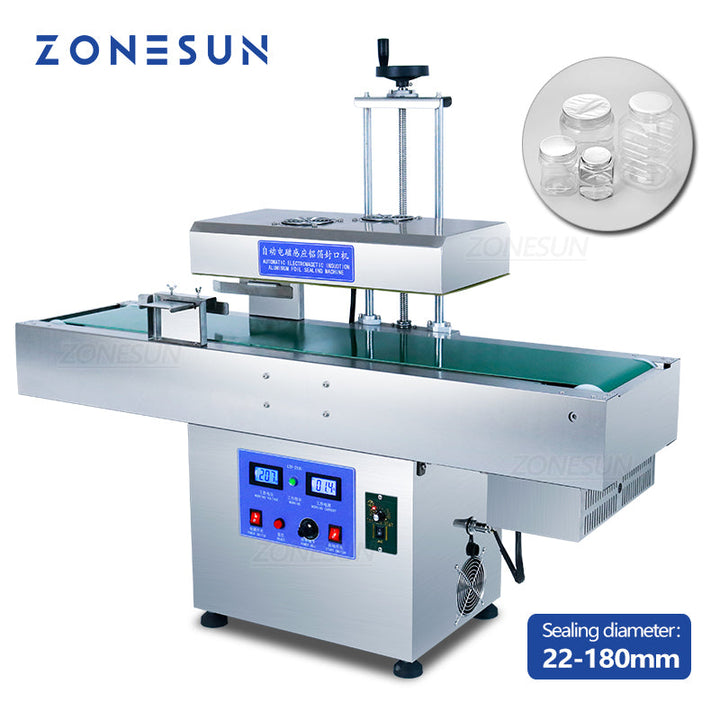ZONESUN ZS-FK1800 22-180 mm Máquina de sellado de papel de aluminio por inducción electromagnética