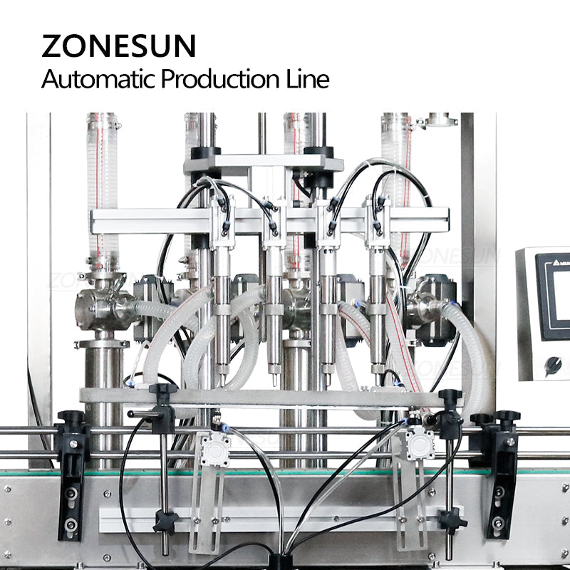 ZONESUN ZS-FAL180X3 Automatic Paste Filling Capping Labeling Line
