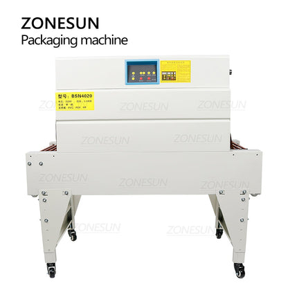 ZONESUN ZS‑BSN4020 Heat Shrink Tunnel for PVC/PP/POF Film Packaging