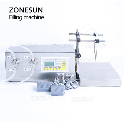 ZONESUN ZS-MP252W Magnetic Pump Liquid Filling Machine with Weighing