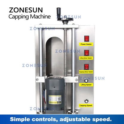 ZONESUN ZS-XGCC2 Tighten Bottle Capping Machine for Screw Caps