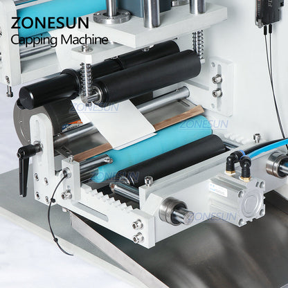 ZONESUN ZS-TB100 Semi-Auto Round Bottle Single Double Sides Labeler