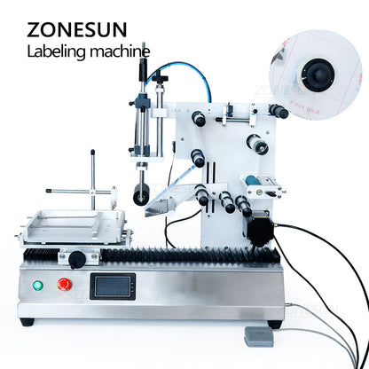 ZONESUN ZS-TB180 Semi-Auto Flat Surface Labeling Machine