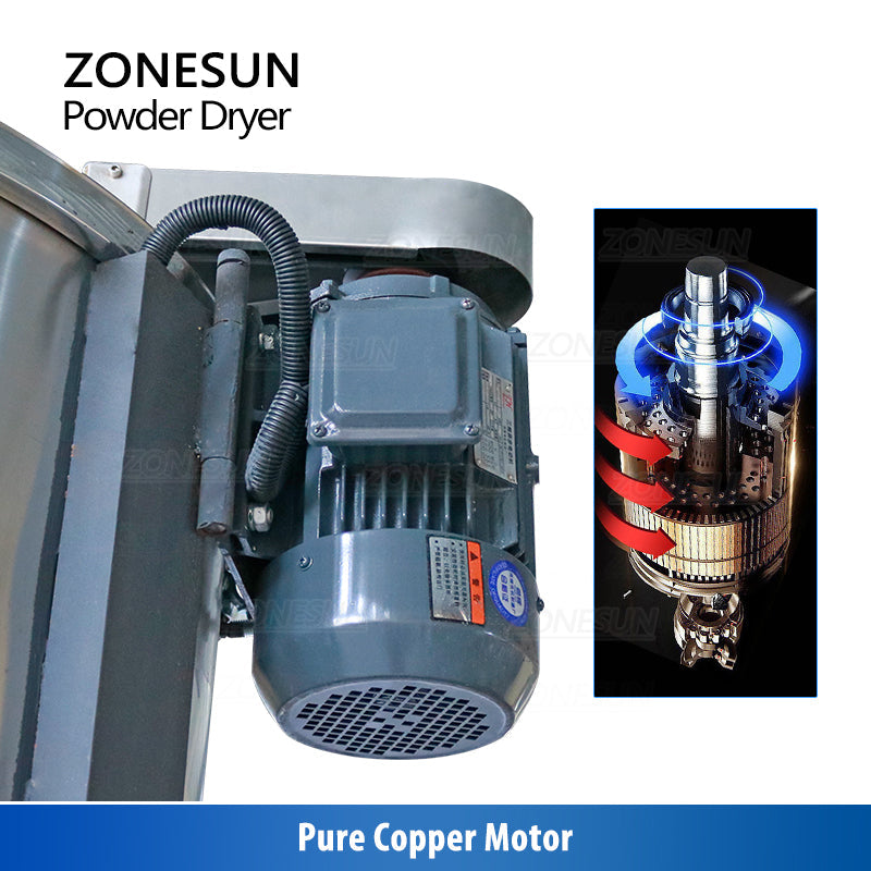 ZONESUN ZS‑HG300A Granule Mixing & Drying Machine for Plastic Pellets