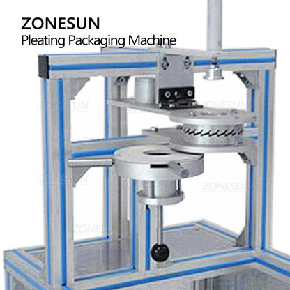 ZONESUN ZS-PK940 Manual Pleated Wrapping Machine for Round Soap Balls