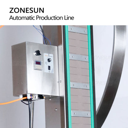 ZONESUN Auto Pneumatic Paste Liquid Filling Capping Labeling Machine