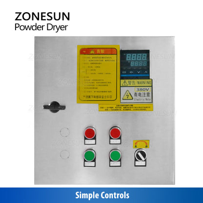 ZONESUN ZS‑HG300A Granule Mixing & Drying Machine for Plastic Pellets