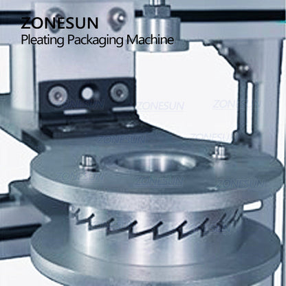 ZONESUN ZS-PK940 Manual Pleated Wrapping Machine for Round Soap Balls