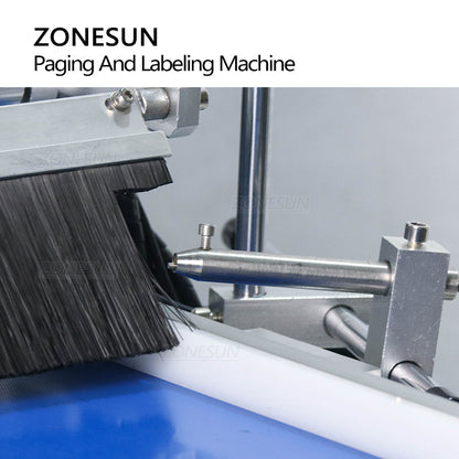 ZONESUN ZS-TB180PBF Automatic Flat Paper Paging & Labeling Machine