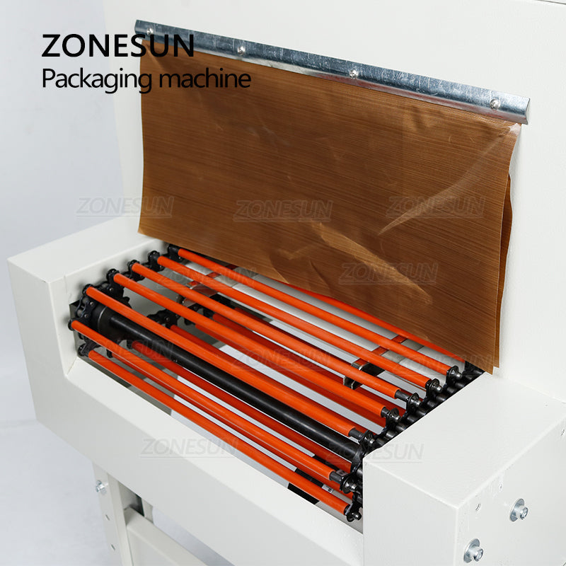 ZONESUN ZS‑BSN4020 Heat Shrink Tunnel for PVC/PP/POF Film Packaging