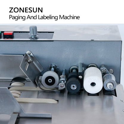 ZONESUN ZS-TB180PBF Automatic Flat Paper Paging & Labeling Machine