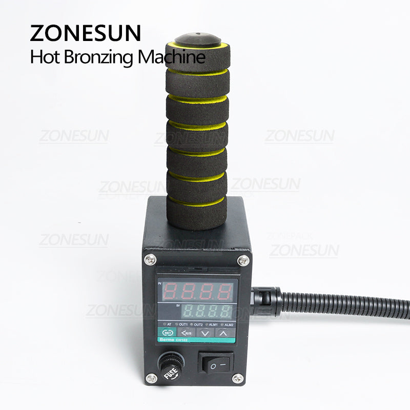 ZONESUN WT-90ZM Manual Hot Stamping Machine for Leather,Paper&Plastic