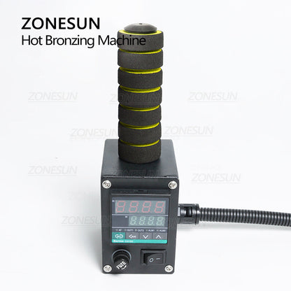 ZONESUN WT-90ZM Manual Hot Stamping Machine for Leather,Paper&Plastic
