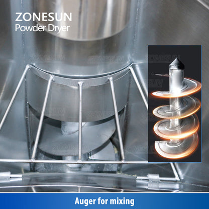 ZONESUN ZS‑HG300A Granule Mixing & Drying Machine for Plastic Pellets