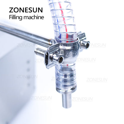 ZONESUN ZS-GP631 Semi-Automatic Oil Filling Machine with Weighing