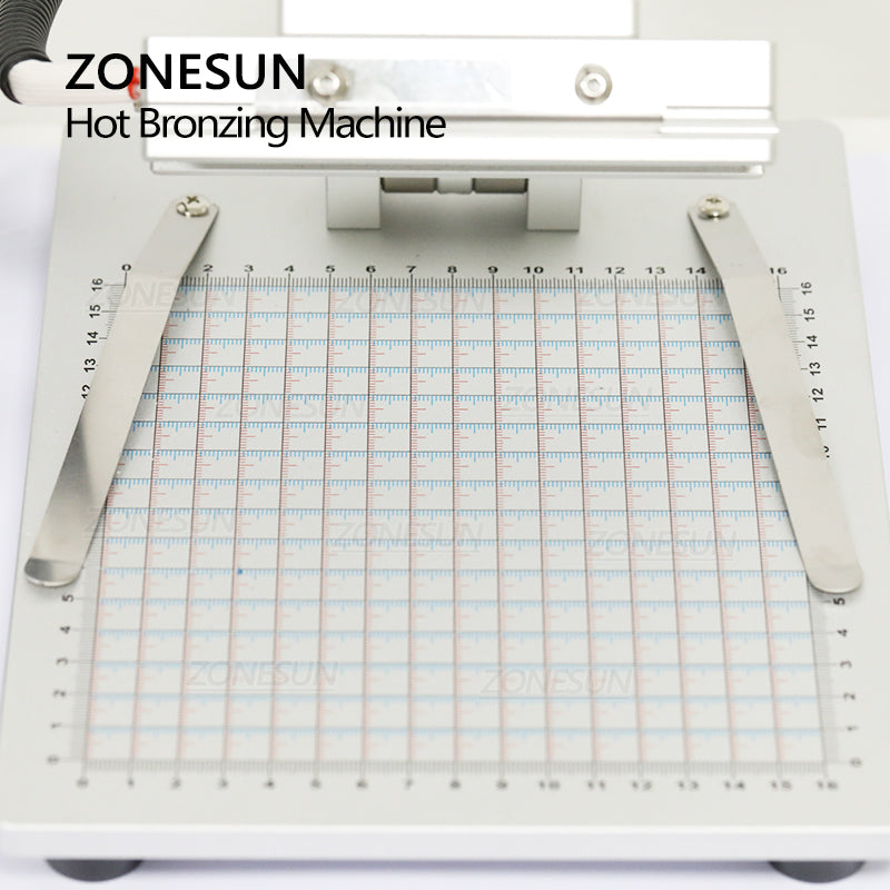 ZONESUN WT-90ZM Manual Hot Stamping Machine for Leather,Paper&Plastic
