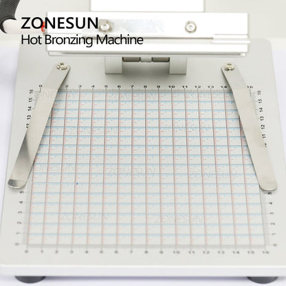 ZONESUN WT-90ZM Manual Hot Stamping Machine for Leather,Paper&Plastic